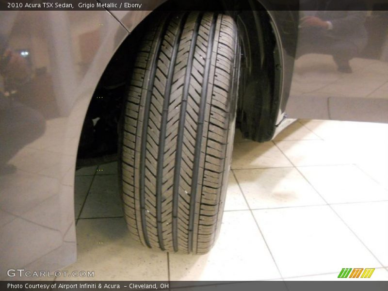 Grigio Metallic / Ebony 2010 Acura TSX Sedan