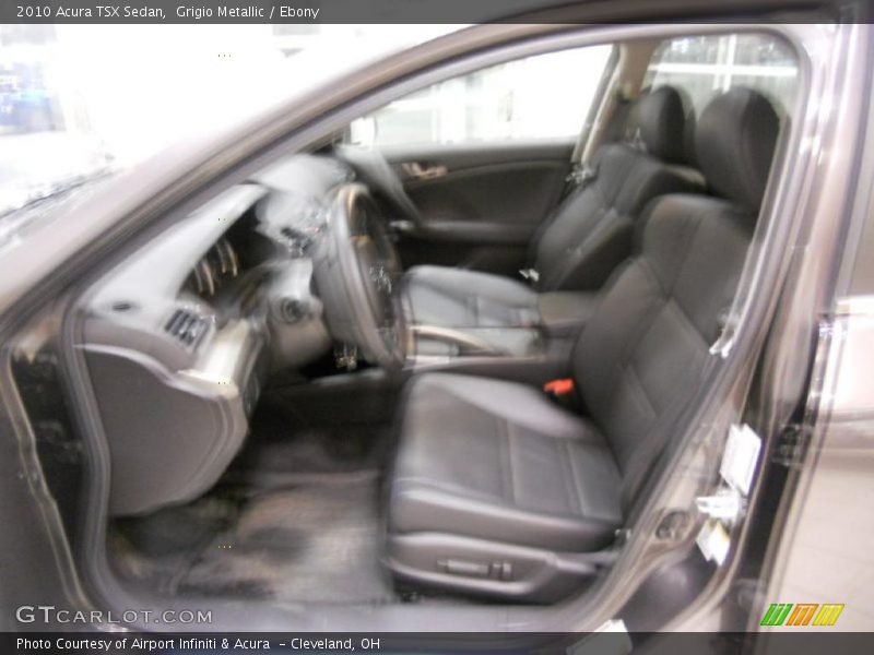 Grigio Metallic / Ebony 2010 Acura TSX Sedan