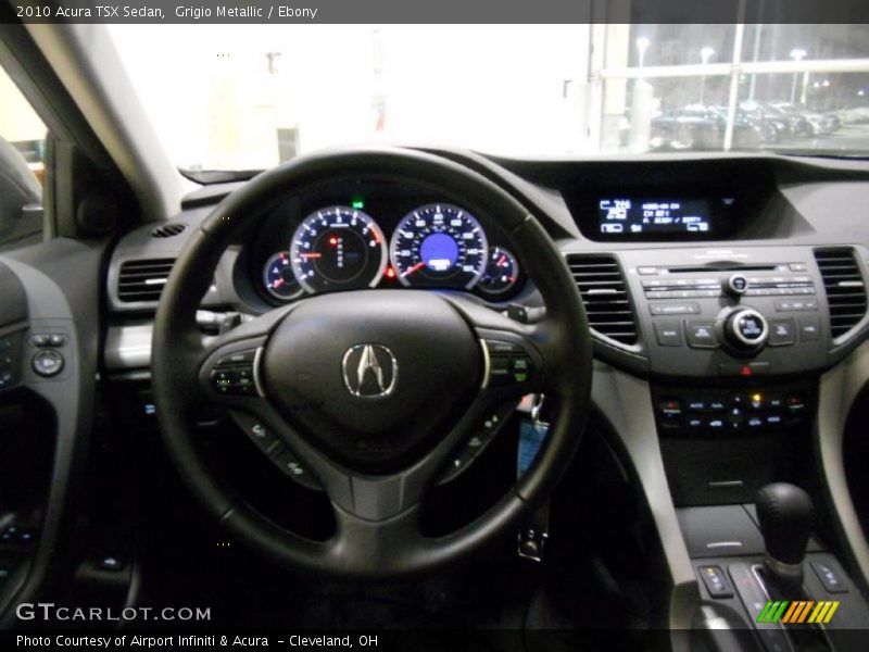 Grigio Metallic / Ebony 2010 Acura TSX Sedan