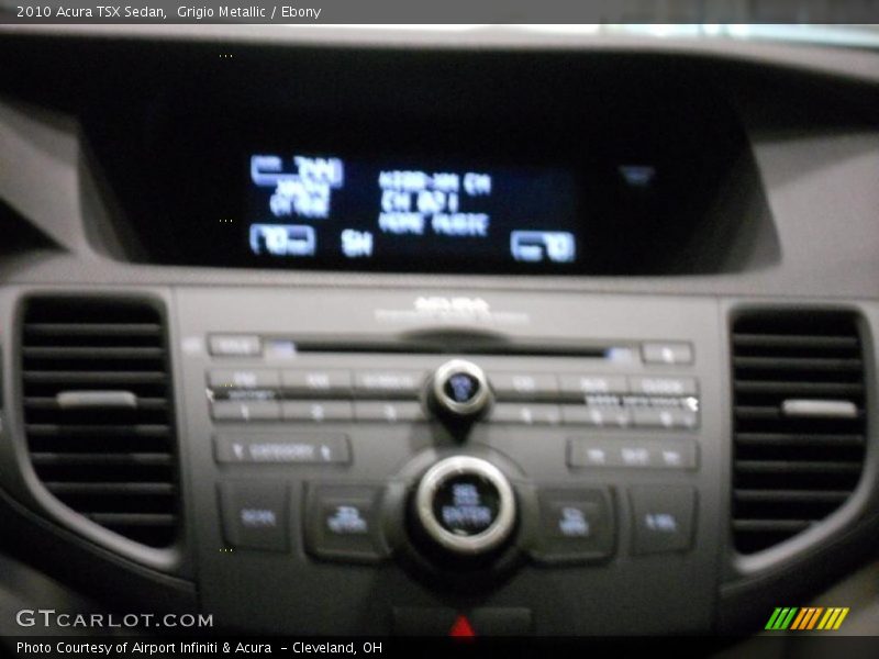 Grigio Metallic / Ebony 2010 Acura TSX Sedan