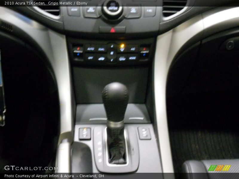 Grigio Metallic / Ebony 2010 Acura TSX Sedan