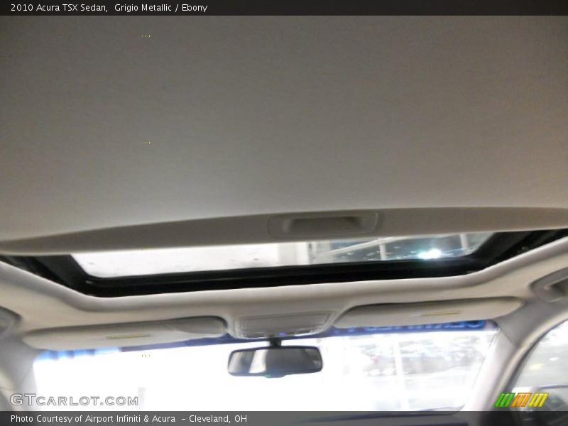 Grigio Metallic / Ebony 2010 Acura TSX Sedan
