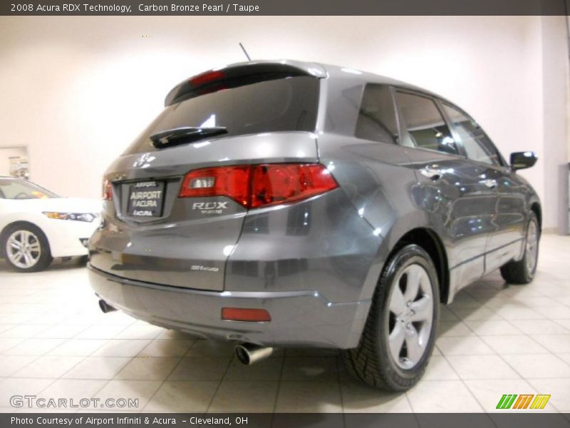 Carbon Bronze Pearl / Taupe 2008 Acura RDX Technology