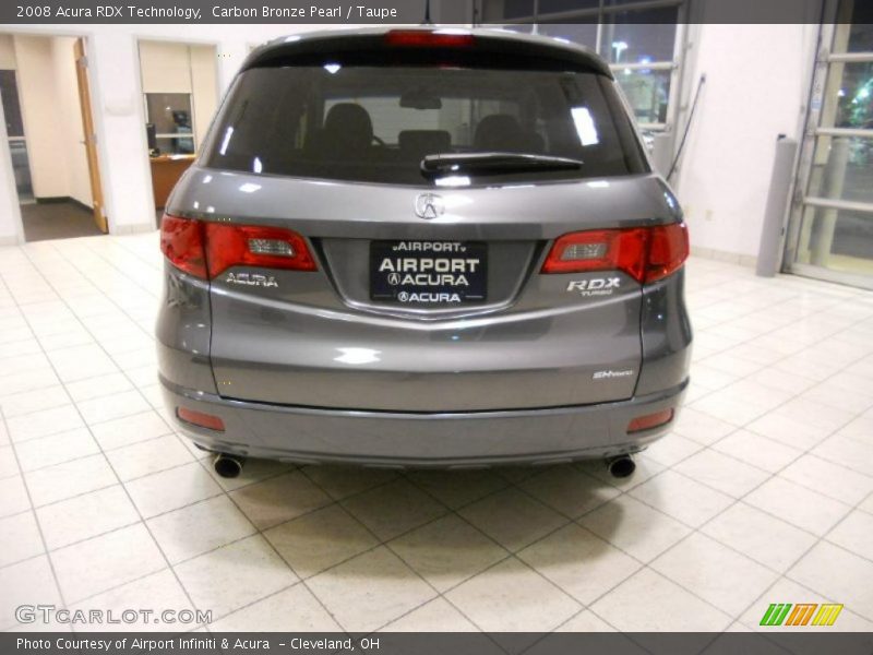 Carbon Bronze Pearl / Taupe 2008 Acura RDX Technology