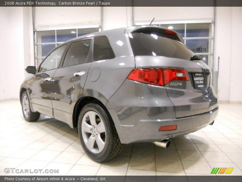 Carbon Bronze Pearl / Taupe 2008 Acura RDX Technology