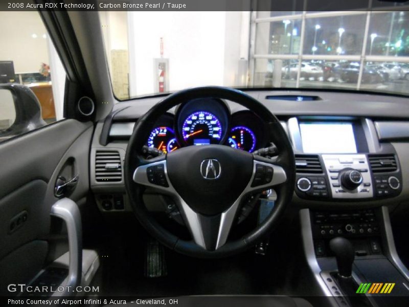 Carbon Bronze Pearl / Taupe 2008 Acura RDX Technology