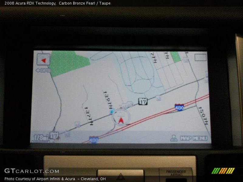 Carbon Bronze Pearl / Taupe 2008 Acura RDX Technology