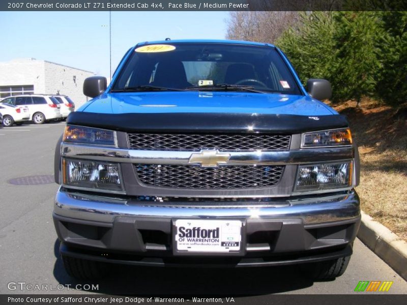 Pace Blue / Medium Pewter 2007 Chevrolet Colorado LT Z71 Extended Cab 4x4