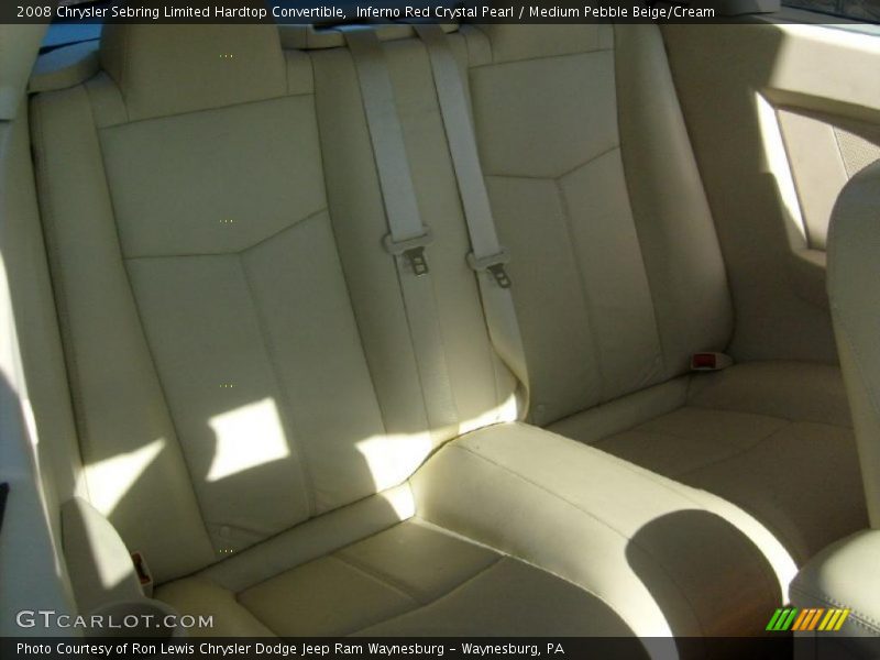 Inferno Red Crystal Pearl / Medium Pebble Beige/Cream 2008 Chrysler Sebring Limited Hardtop Convertible