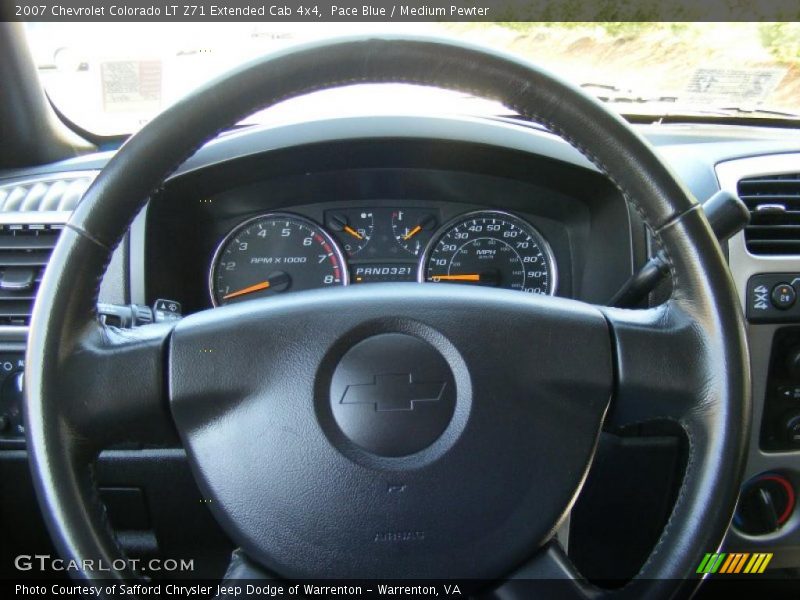Pace Blue / Medium Pewter 2007 Chevrolet Colorado LT Z71 Extended Cab 4x4