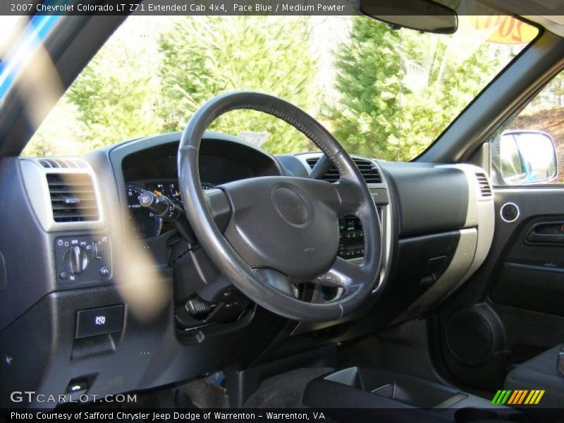 Pace Blue / Medium Pewter 2007 Chevrolet Colorado LT Z71 Extended Cab 4x4
