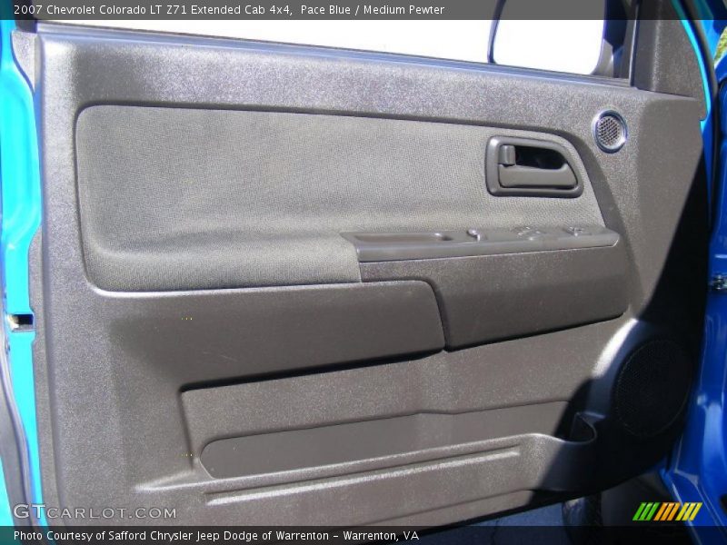 Pace Blue / Medium Pewter 2007 Chevrolet Colorado LT Z71 Extended Cab 4x4