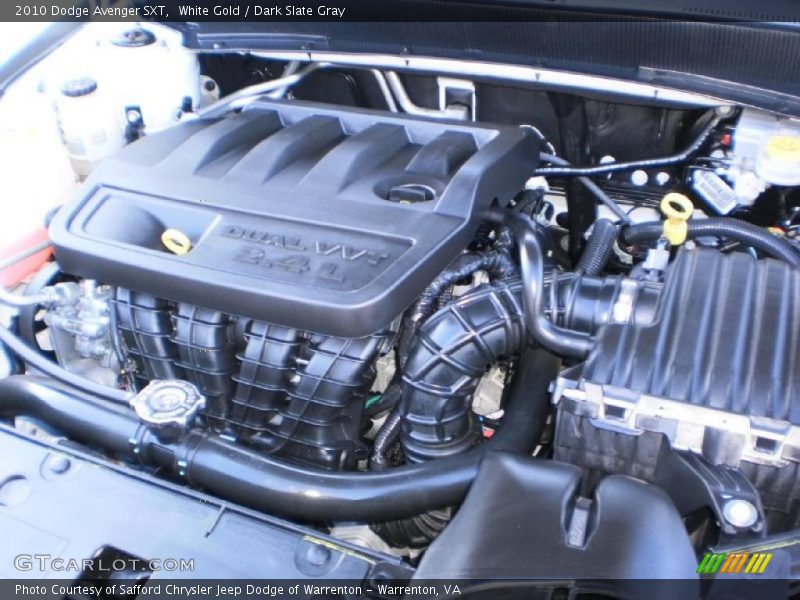 White Gold / Dark Slate Gray 2010 Dodge Avenger SXT