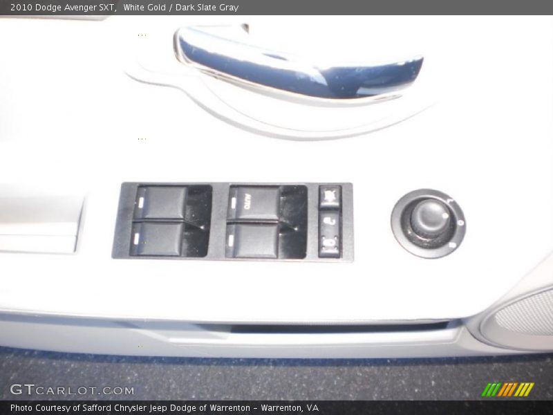White Gold / Dark Slate Gray 2010 Dodge Avenger SXT