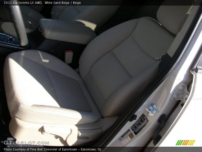 White Sand Beige / Beige 2011 Kia Sorento LX AWD