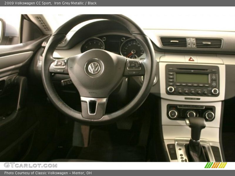Iron Grey Metallic / Black 2009 Volkswagen CC Sport