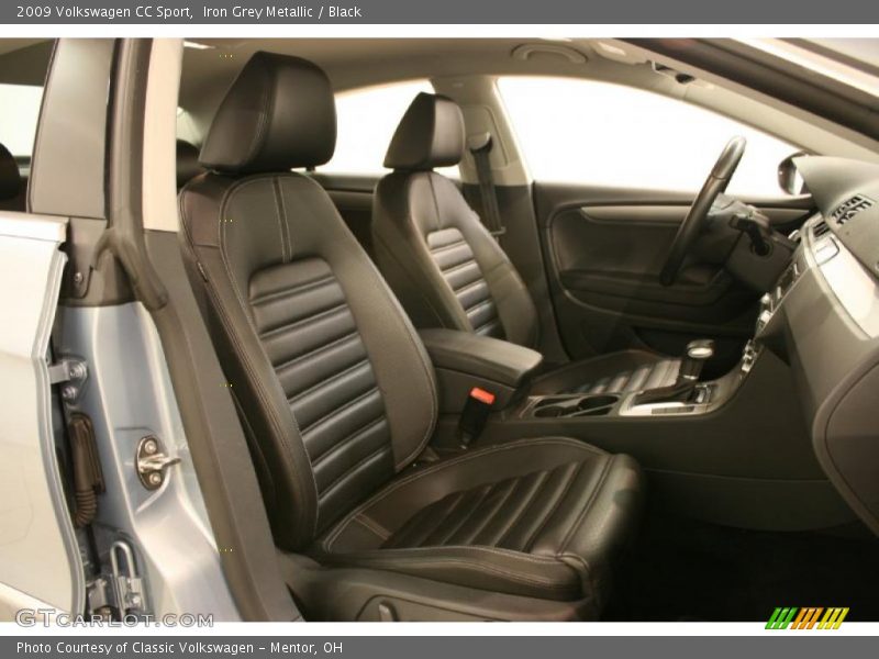 Iron Grey Metallic / Black 2009 Volkswagen CC Sport