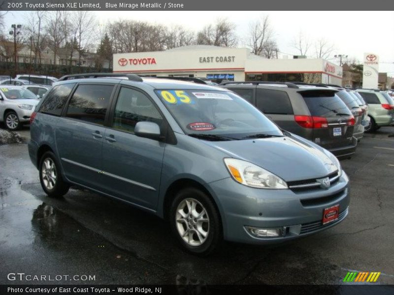 Blue Mirage Metallic / Stone 2005 Toyota Sienna XLE Limited