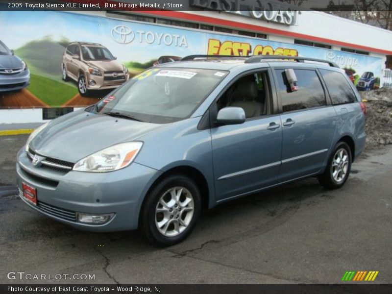 Blue Mirage Metallic / Stone 2005 Toyota Sienna XLE Limited