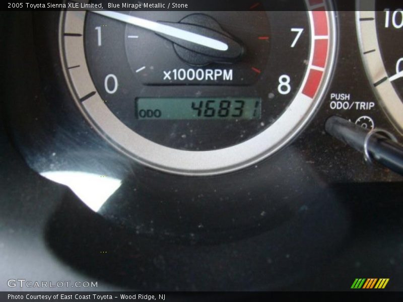 Blue Mirage Metallic / Stone 2005 Toyota Sienna XLE Limited