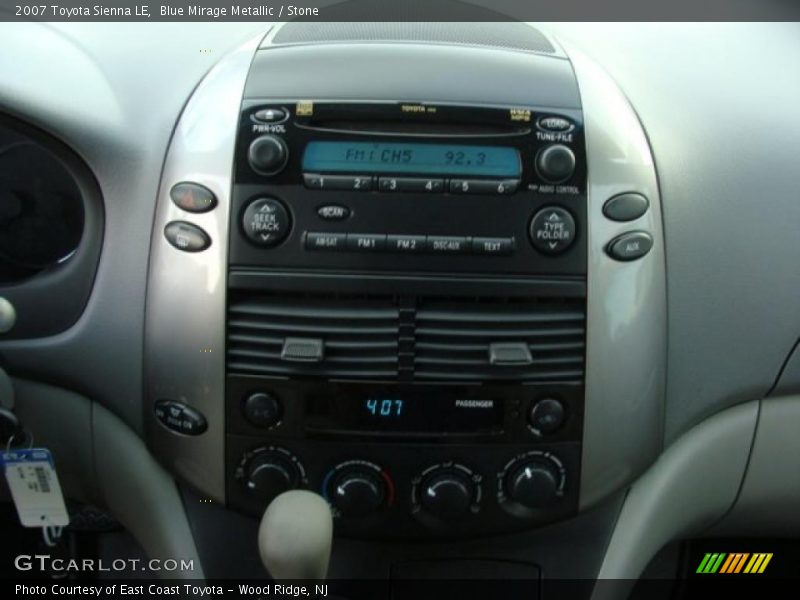 Blue Mirage Metallic / Stone 2007 Toyota Sienna LE