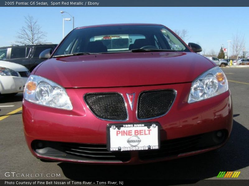 Sport Red Metallic / Ebony 2005 Pontiac G6 Sedan