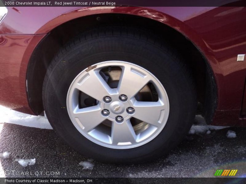 Red Jewel Tintcoat / Neutral Beige 2008 Chevrolet Impala LT
