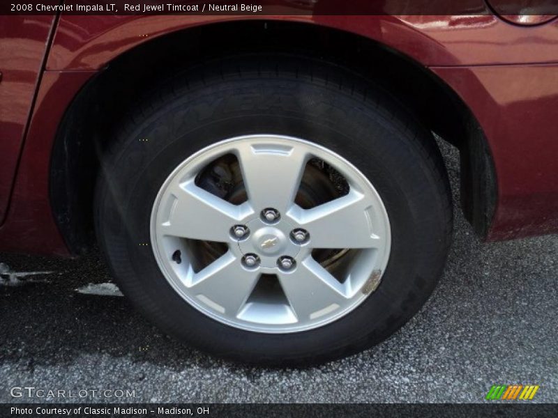 Red Jewel Tintcoat / Neutral Beige 2008 Chevrolet Impala LT