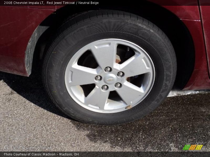 Red Jewel Tintcoat / Neutral Beige 2008 Chevrolet Impala LT