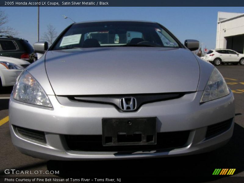 Satin Silver Metallic / Black 2005 Honda Accord LX Coupe