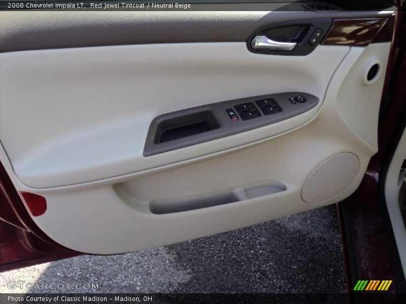 Red Jewel Tintcoat / Neutral Beige 2008 Chevrolet Impala LT