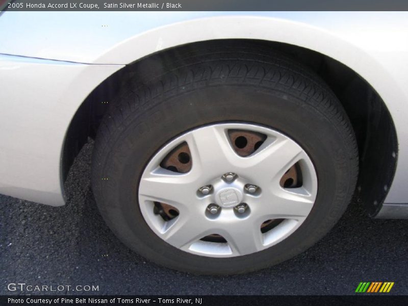 Satin Silver Metallic / Black 2005 Honda Accord LX Coupe