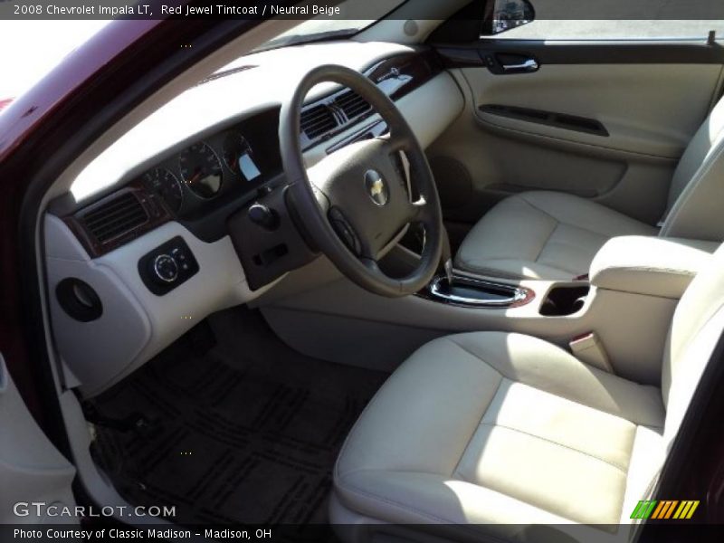Red Jewel Tintcoat / Neutral Beige 2008 Chevrolet Impala LT