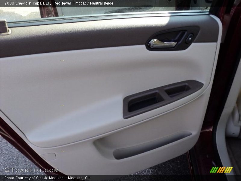 Red Jewel Tintcoat / Neutral Beige 2008 Chevrolet Impala LT
