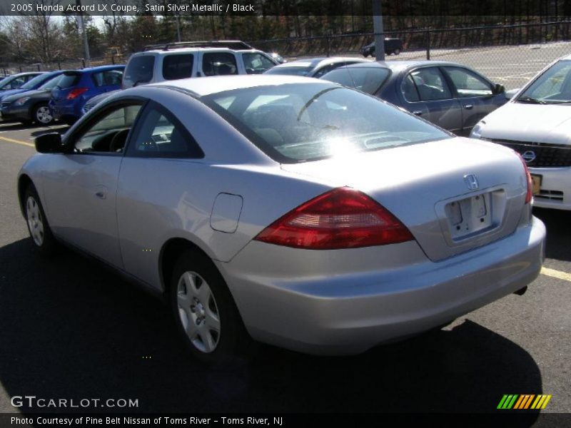 Satin Silver Metallic / Black 2005 Honda Accord LX Coupe