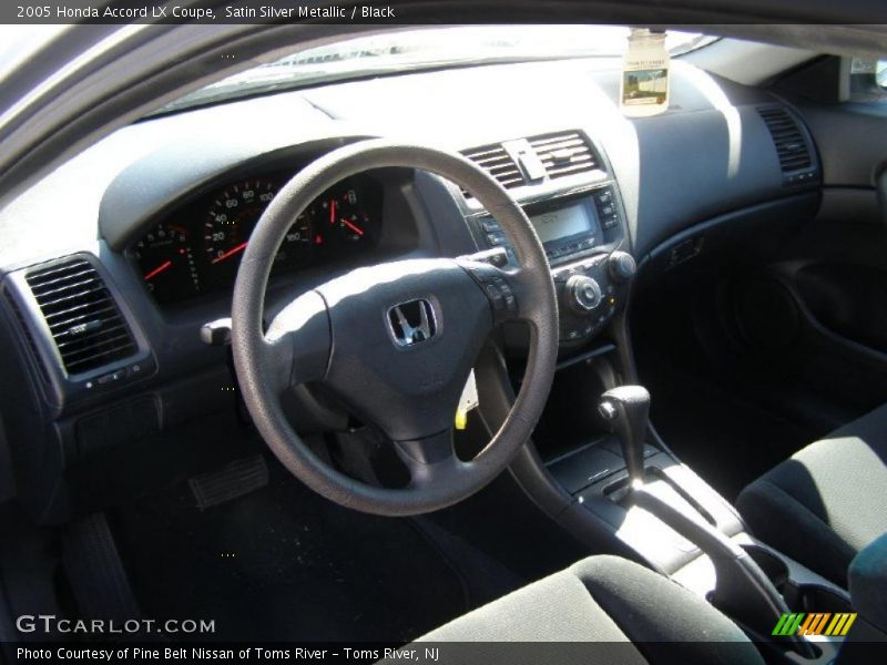 Satin Silver Metallic / Black 2005 Honda Accord LX Coupe