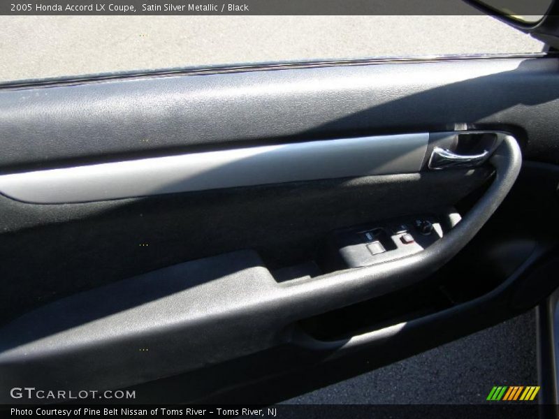 Satin Silver Metallic / Black 2005 Honda Accord LX Coupe