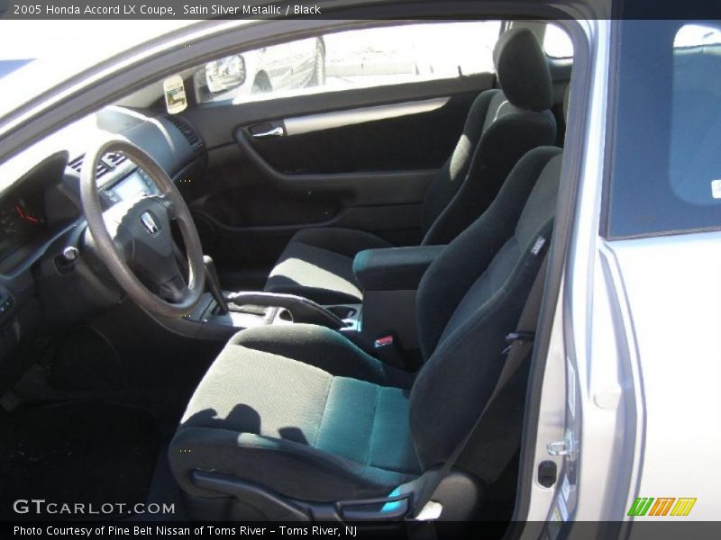 Satin Silver Metallic / Black 2005 Honda Accord LX Coupe