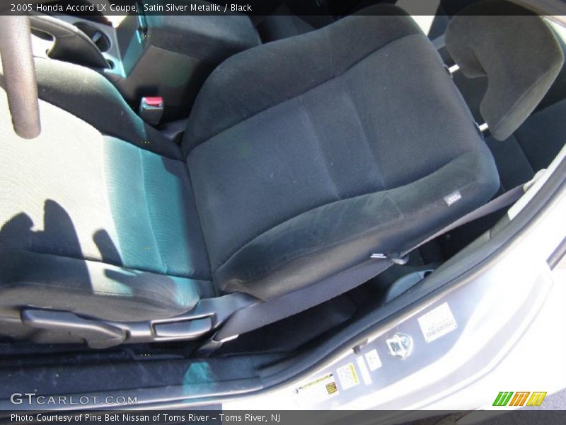 Satin Silver Metallic / Black 2005 Honda Accord LX Coupe