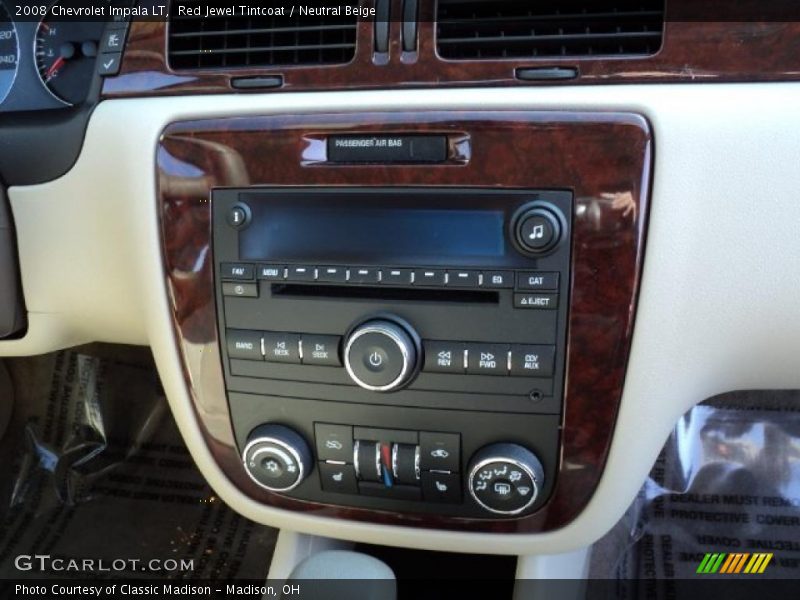Red Jewel Tintcoat / Neutral Beige 2008 Chevrolet Impala LT