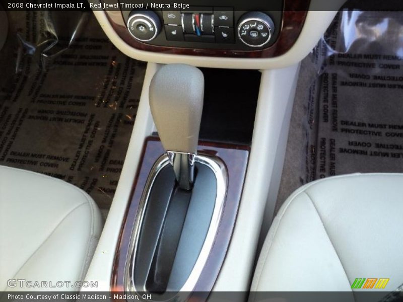 Red Jewel Tintcoat / Neutral Beige 2008 Chevrolet Impala LT