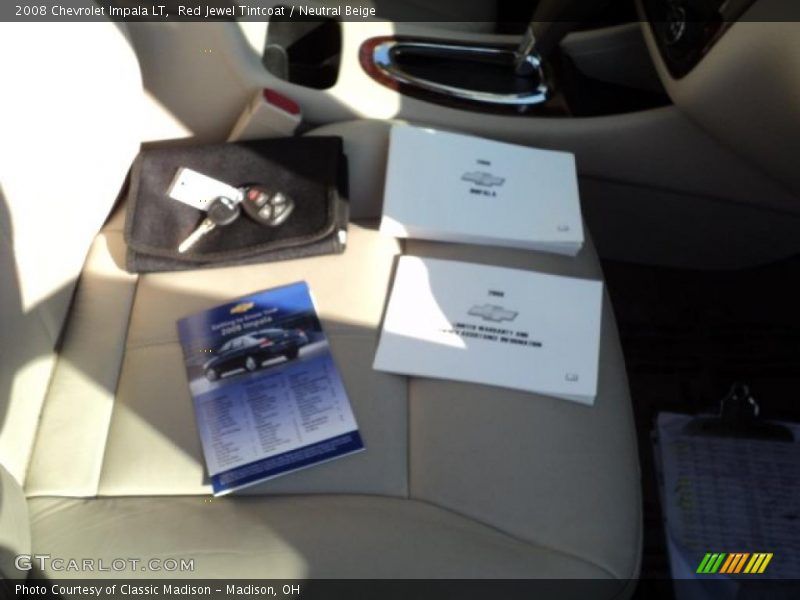 Red Jewel Tintcoat / Neutral Beige 2008 Chevrolet Impala LT