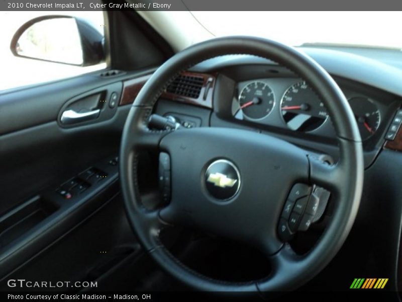Cyber Gray Metallic / Ebony 2010 Chevrolet Impala LT
