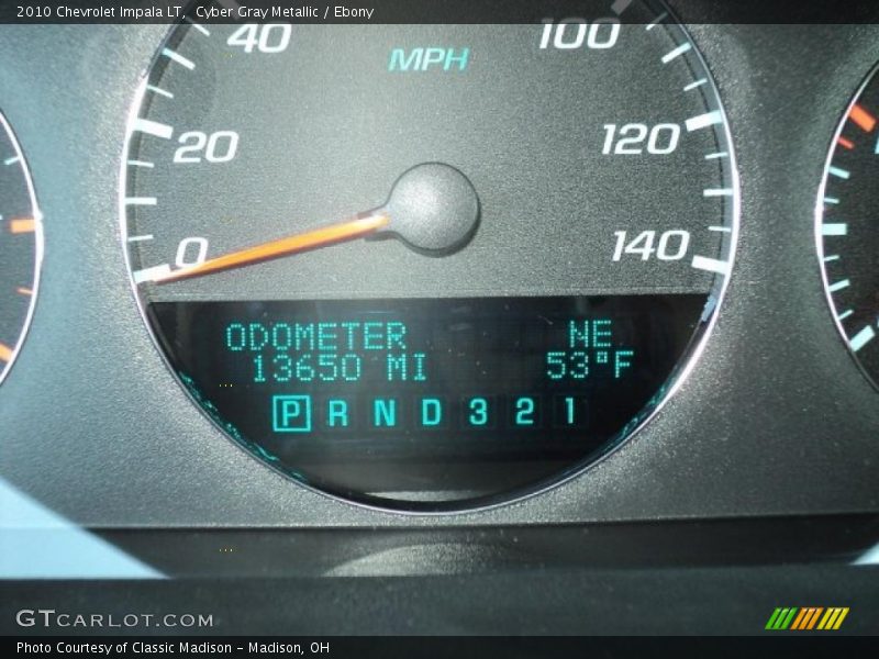 Cyber Gray Metallic / Ebony 2010 Chevrolet Impala LT