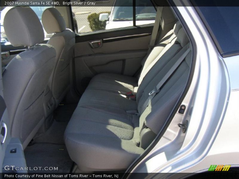 Bright Silver / Gray 2007 Hyundai Santa Fe SE 4WD