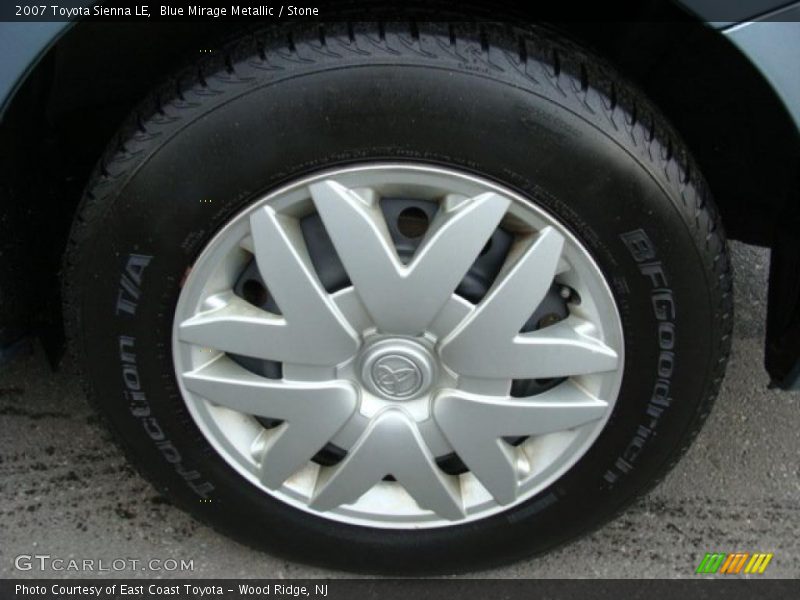 Blue Mirage Metallic / Stone 2007 Toyota Sienna LE