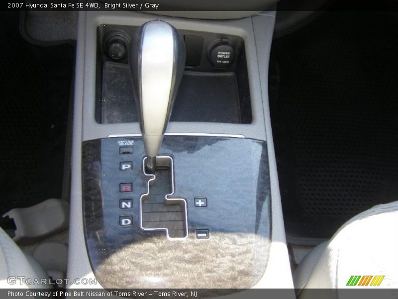 Bright Silver / Gray 2007 Hyundai Santa Fe SE 4WD