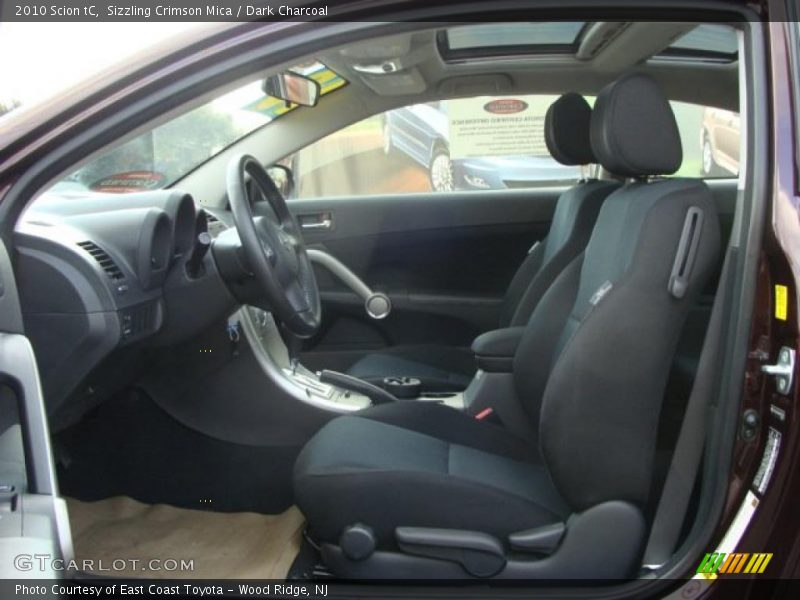 Sizzling Crimson Mica / Dark Charcoal 2010 Scion tC