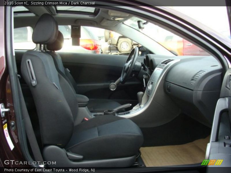 Sizzling Crimson Mica / Dark Charcoal 2010 Scion tC