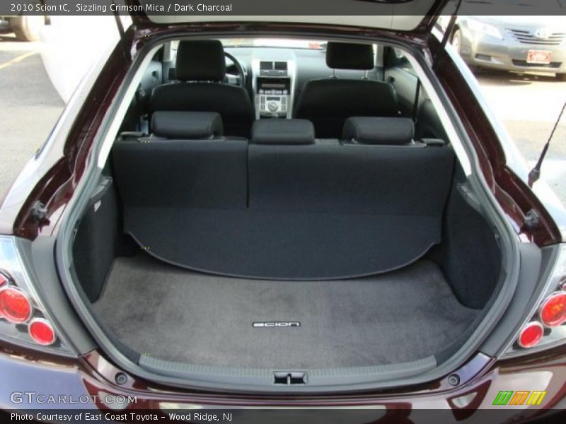 Sizzling Crimson Mica / Dark Charcoal 2010 Scion tC